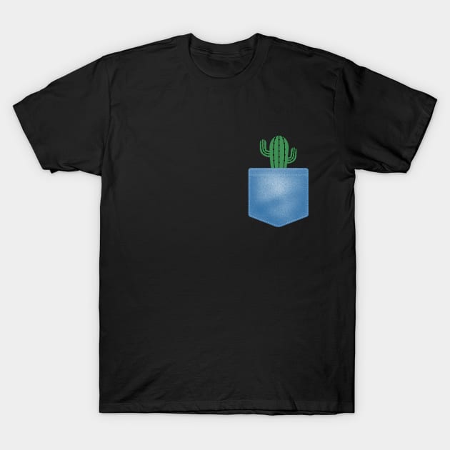 Cute Cactus pocket T-Shirt by BTSKingdom